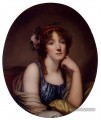 Portrait d’une jeune femme dite à l’artiste Figure de la fille Jean Baptiste Greuze